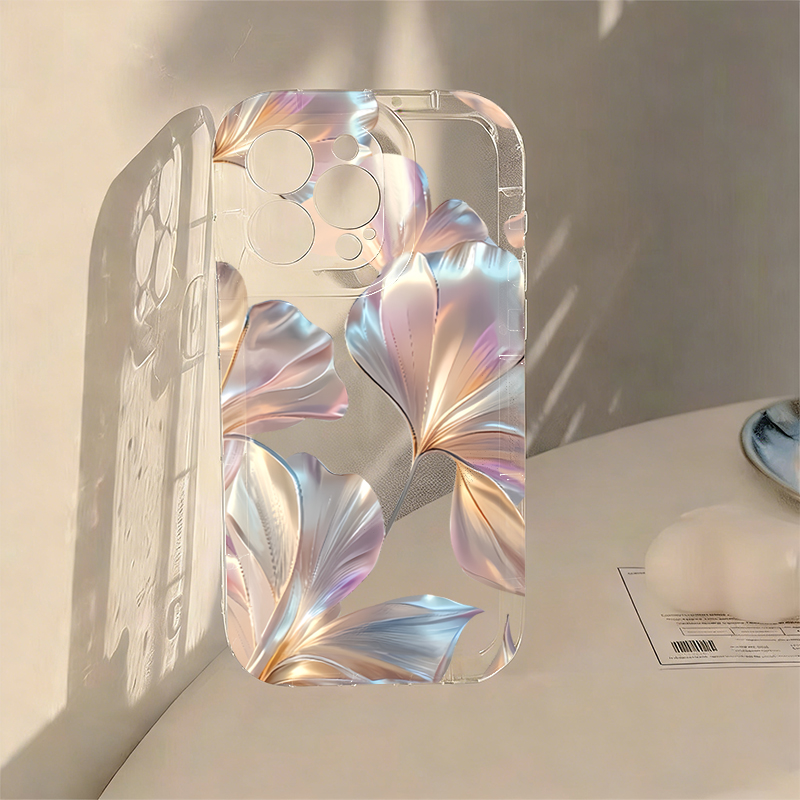Xiaomi Redmi Note 13 - カラフルなメタリックイチョウプリントのスマホケース Xiaomi Redmi Note 13 12