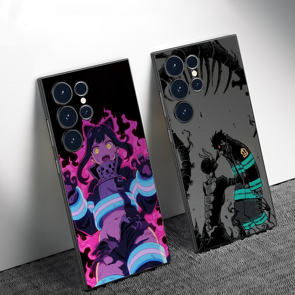 Samsung Galaxy S24 - アニメ F-ファイアーフォース電話ケースサムスンギャラクシー S26 S25 S24 S22