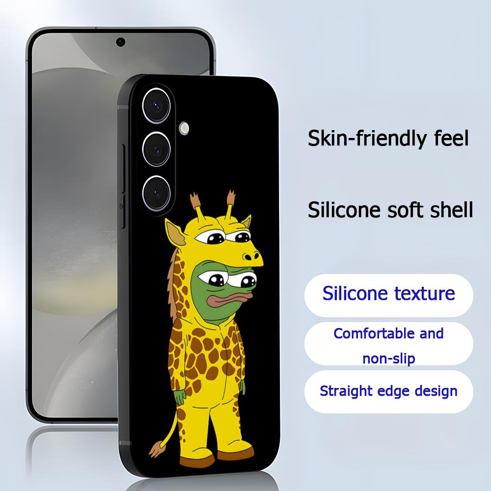 悲しいペペのカエルが描かれたクールなスマホケース、Samsu - Samsung Galaxy S24 のレビューと価格