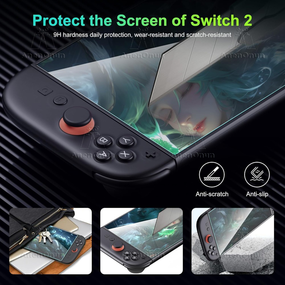 Switch 2 アンチブルーライト スクリーン プロテクタ - Matte Anti Glare Screen のレビューと価格