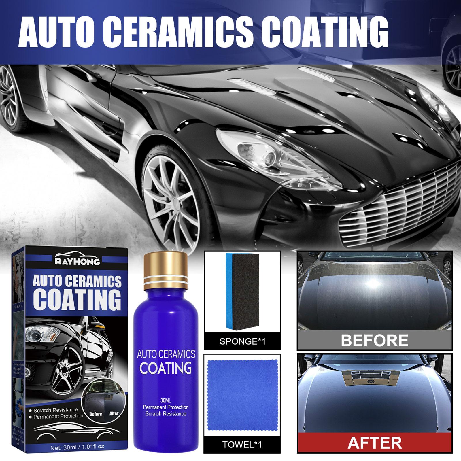30 ミリリットル 9H 車液体セラミックコート超疎水性ガラ - Nano Liquid Coating のレビューと価格